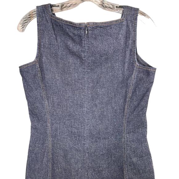 Ann Taylor Denim Sleeveless Dress 6P - Picture 8 of 8